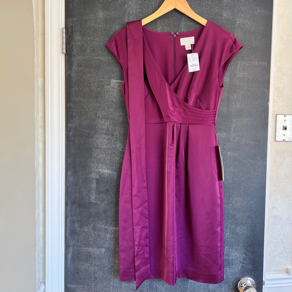 NWT J. Crew Burgundy Dress - Size 0